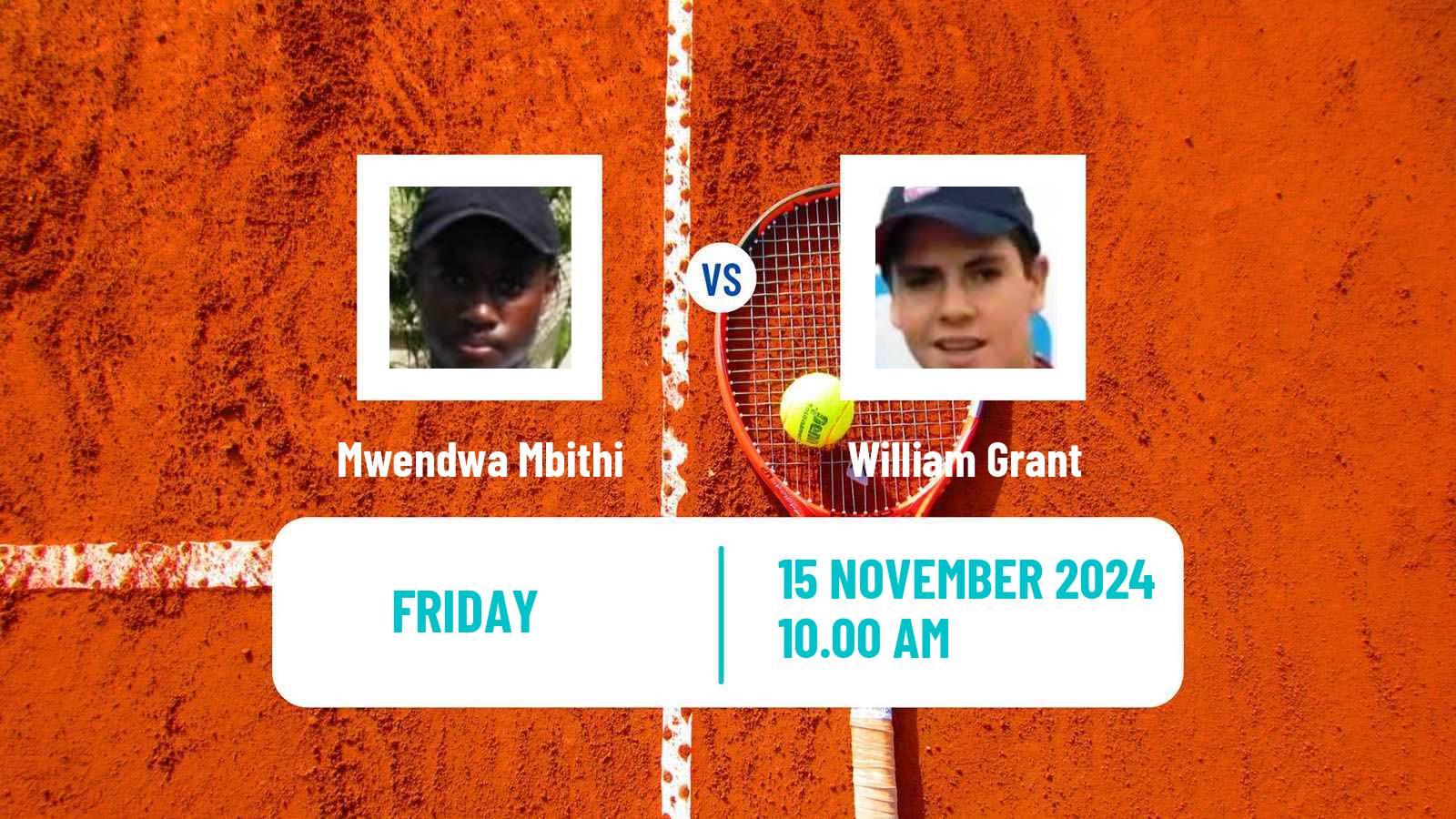 Tennis ITF M15 Boca Raton Fl Men Mwendwa Mbithi - William Grant