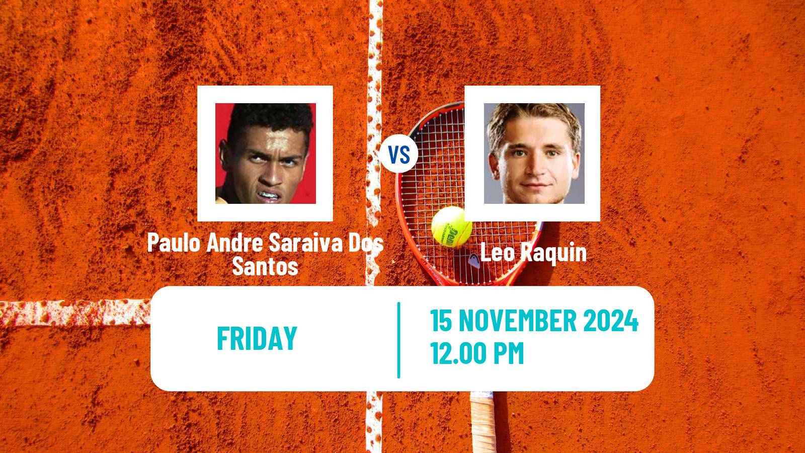 Tennis ITF M15 Guatemala 2 Men Paulo Andre Saraiva Dos Santos - Leo Raquin