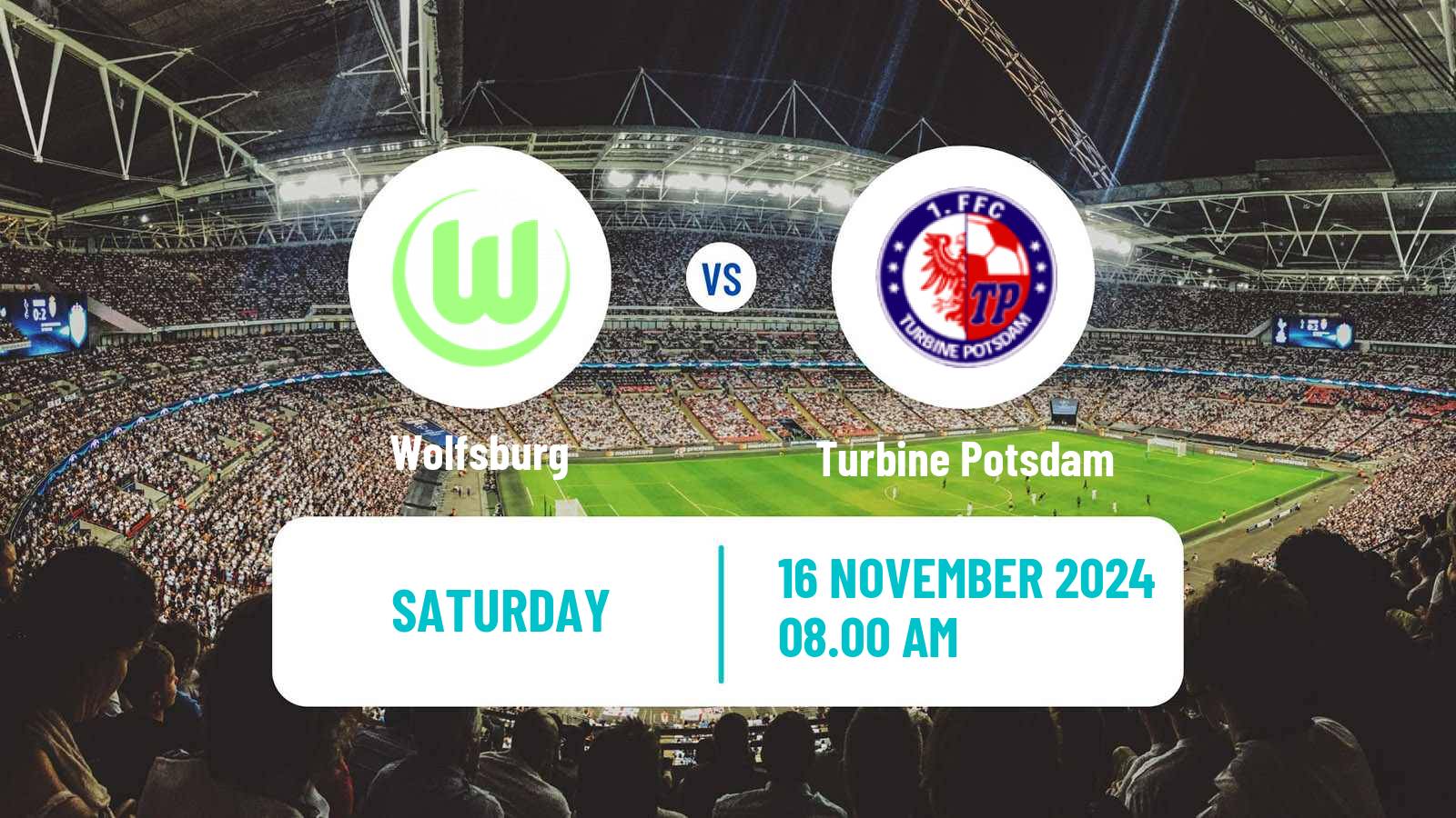 Soccer German Bundesliga Women Wolfsburg - Turbine Potsdam