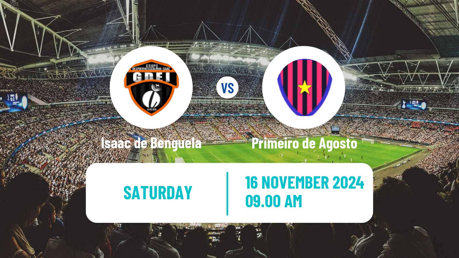 Soccer Angolan Girabola Isaac de Benguela - Primeiro de Agosto