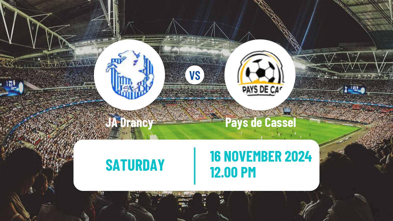 Soccer Coupe De France Drancy - Pays de Cassel