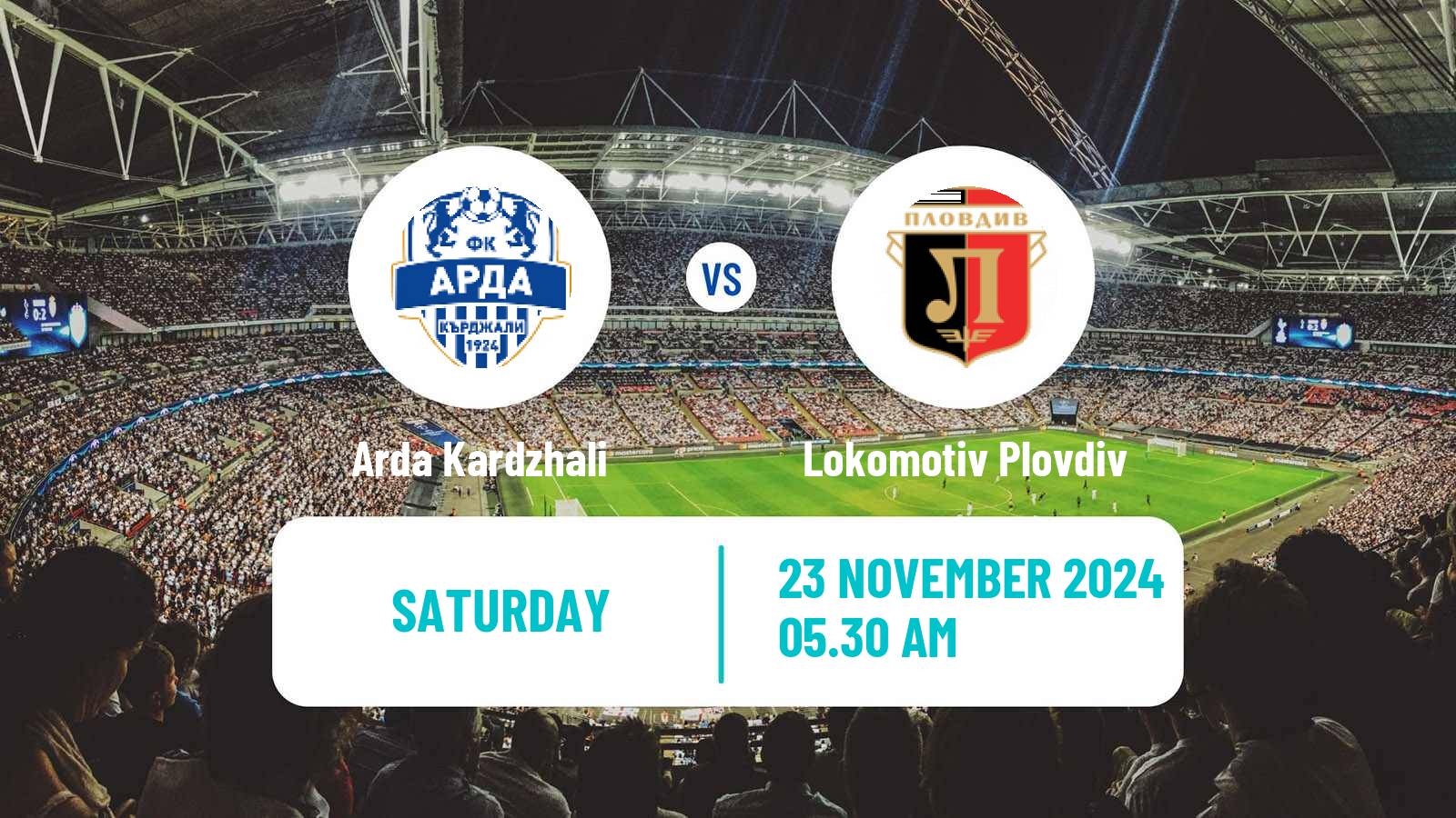 Soccer Bulgarian Parva Liga Arda Kardzhali - Lokomotiv Plovdiv