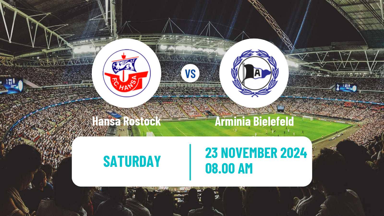 Soccer German 3 Bundesliga Hansa Rostock - Arminia Bielefeld