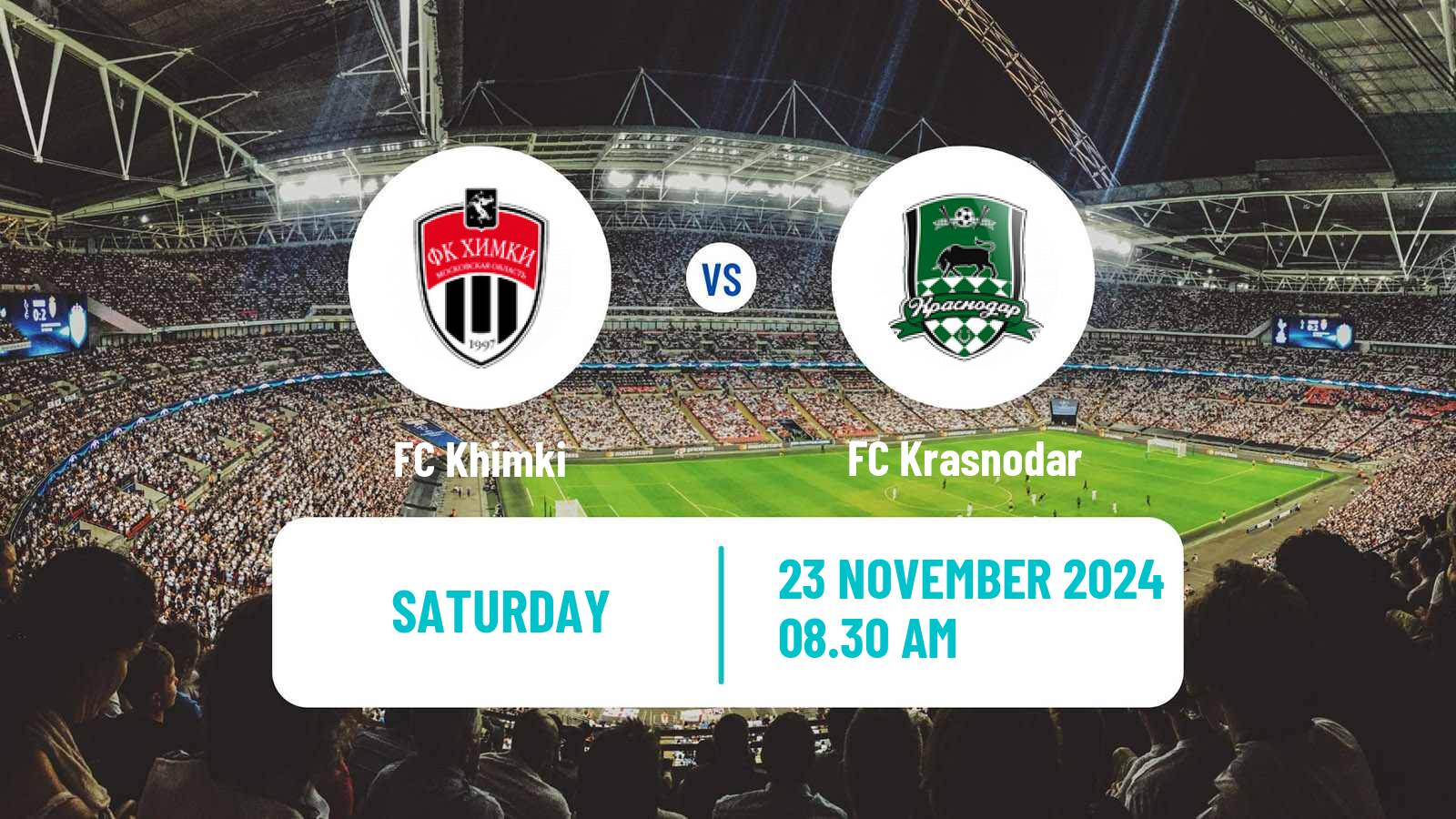 Soccer Russian Premier League Khimki - Krasnodar