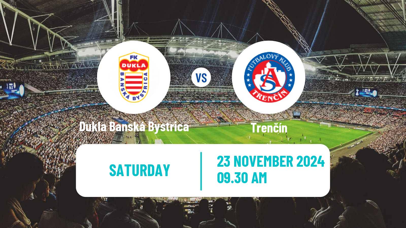 Soccer Slovak Superliga Dukla Banská Bystrica - Trenčín