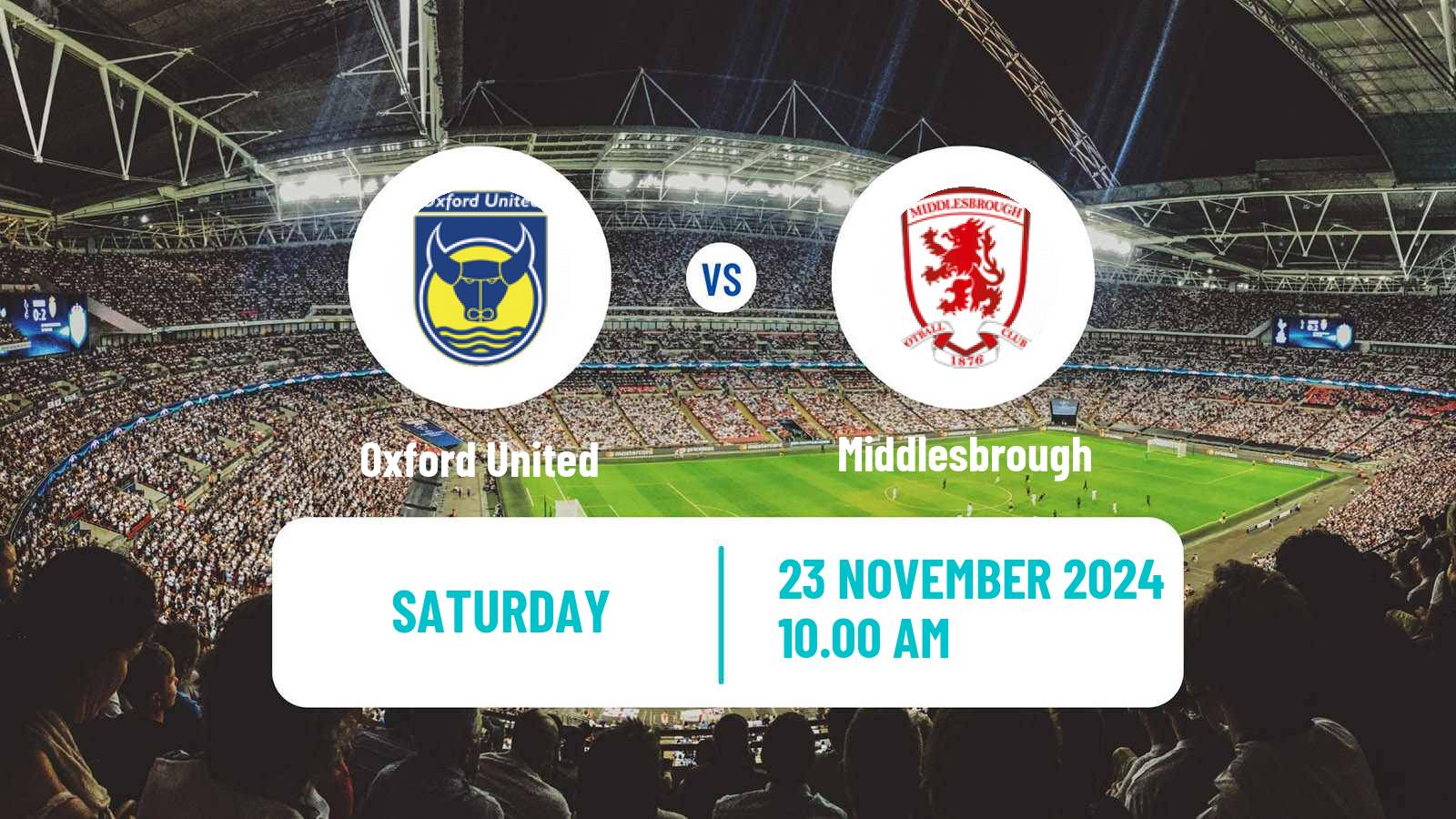 Soccer English League Championship Oxford United - Middlesbrough