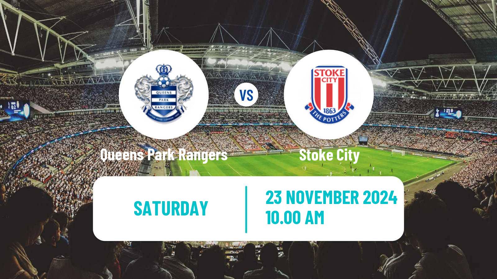 Soccer English League Championship Queens Park Rangers - Stoke City