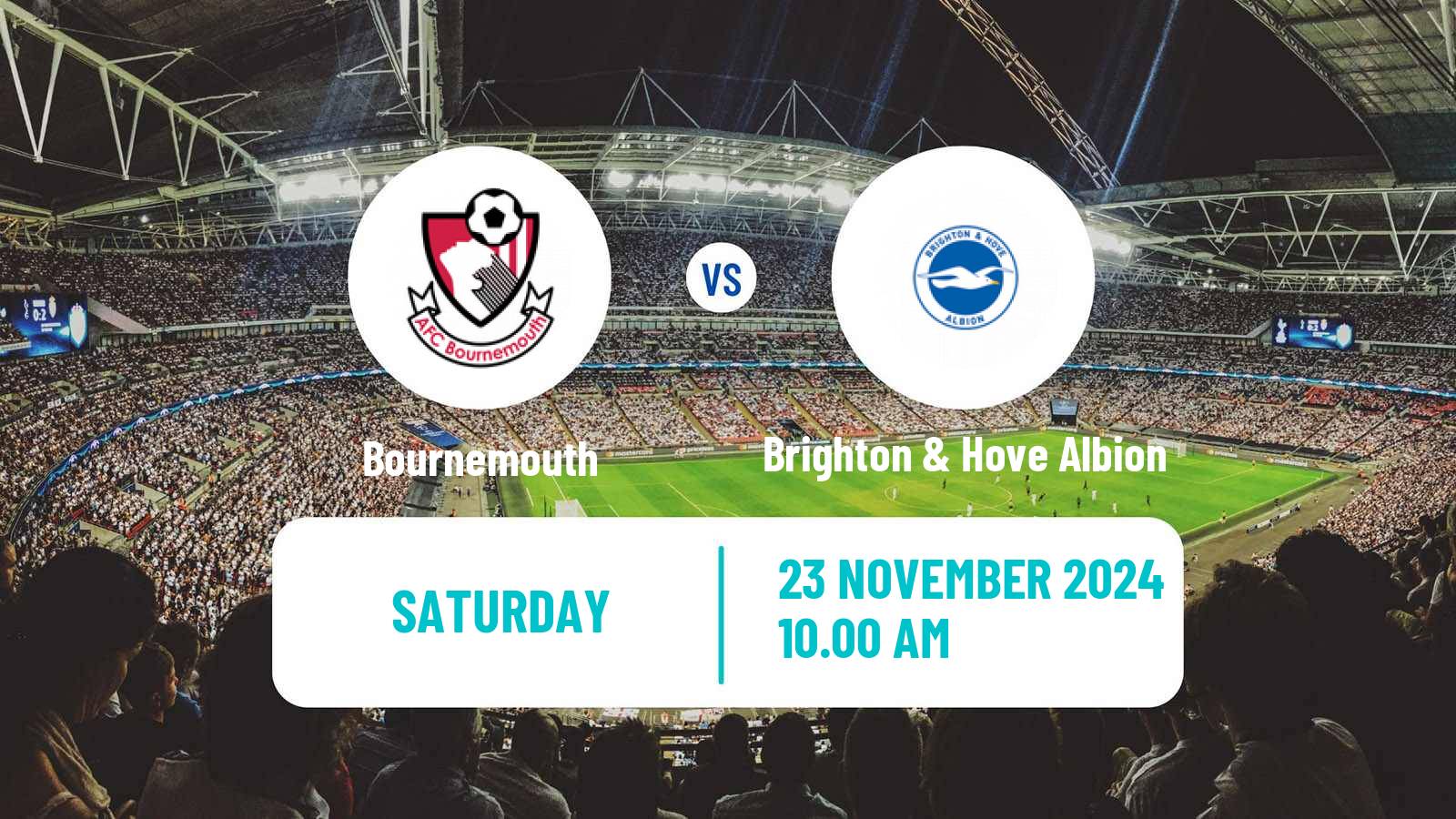 Soccer English Premier League Bournemouth - Brighton & Hove Albion