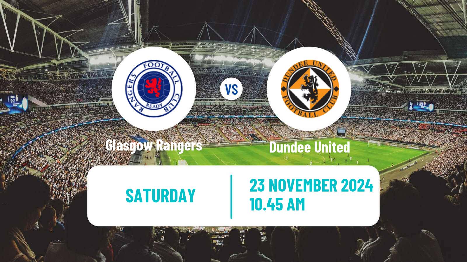 Soccer Scottish Premier League Glasgow Rangers - Dundee United