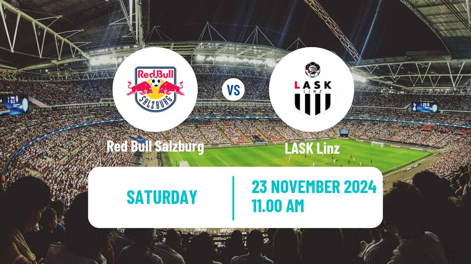 Soccer Austrian Bundesliga Red Bull Salzburg - LASK Linz