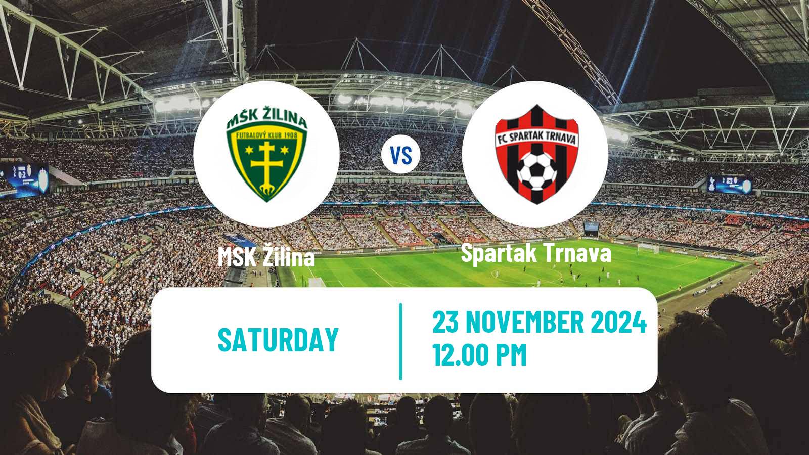 Soccer Slovak Superliga Žilina - Spartak Trnava