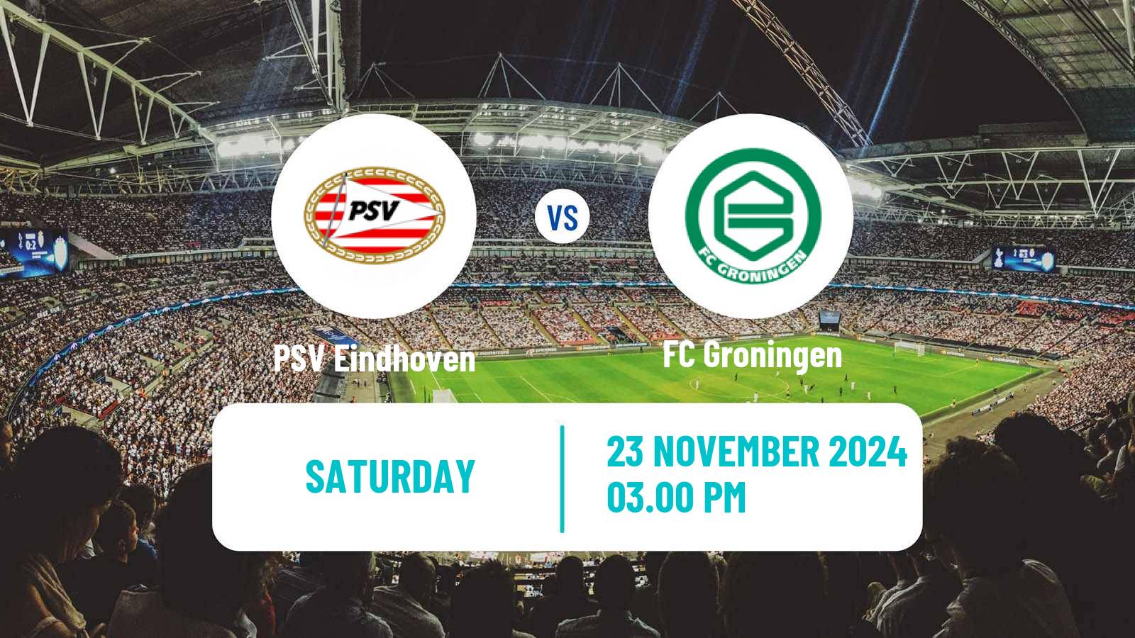 Soccer Dutch Eredivisie PSV Eindhoven - Groningen