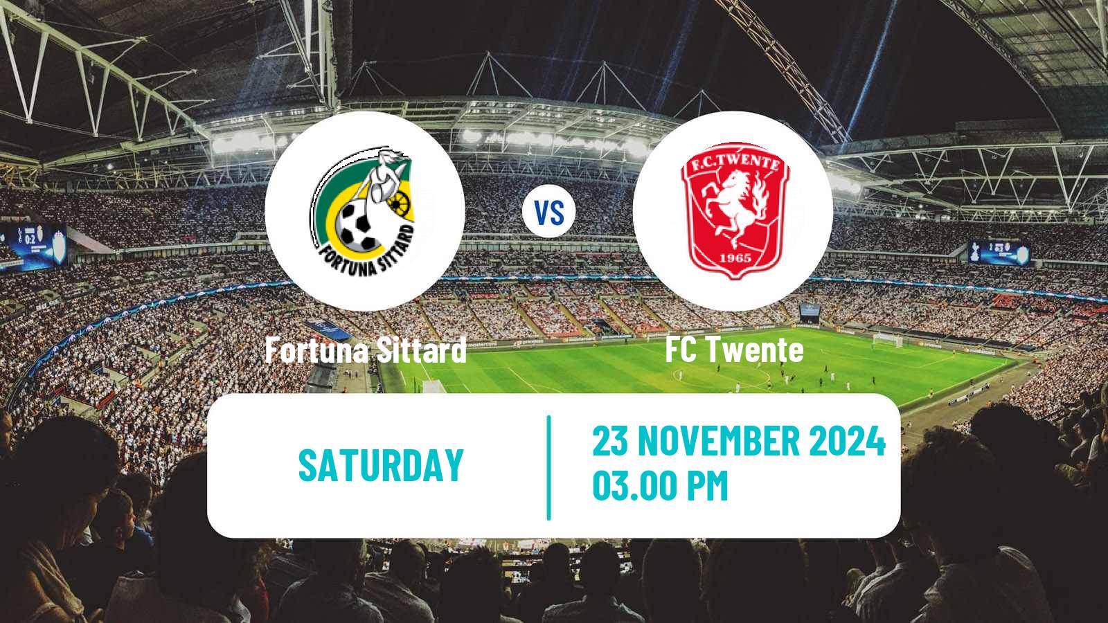 Soccer Dutch Eredivisie Fortuna Sittard - Twente