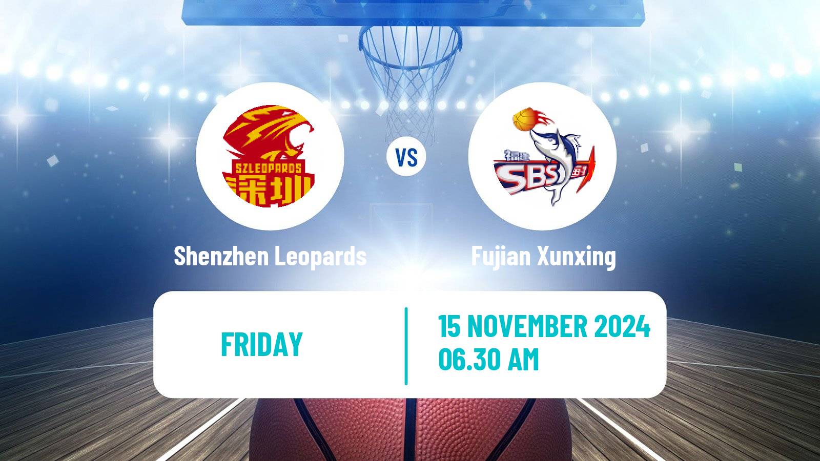 Basketball Chinese CBA Club Cup Shenzhen Leopards - Fujian Xunxing