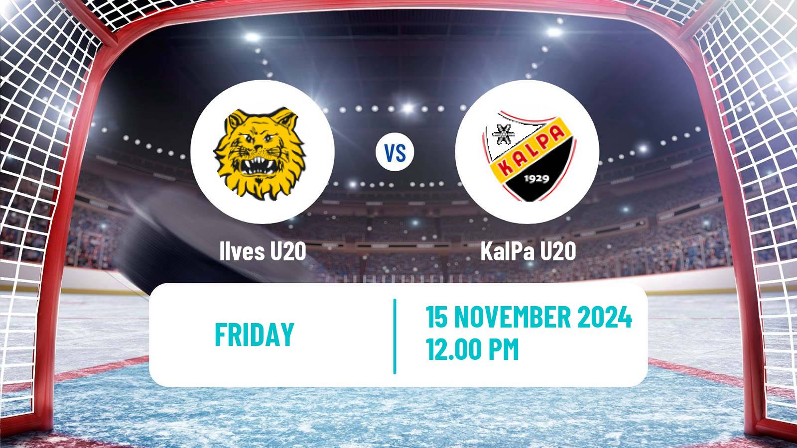 Hockey Finnish SM-sarja U20 Ilves U20 - KalPa U20