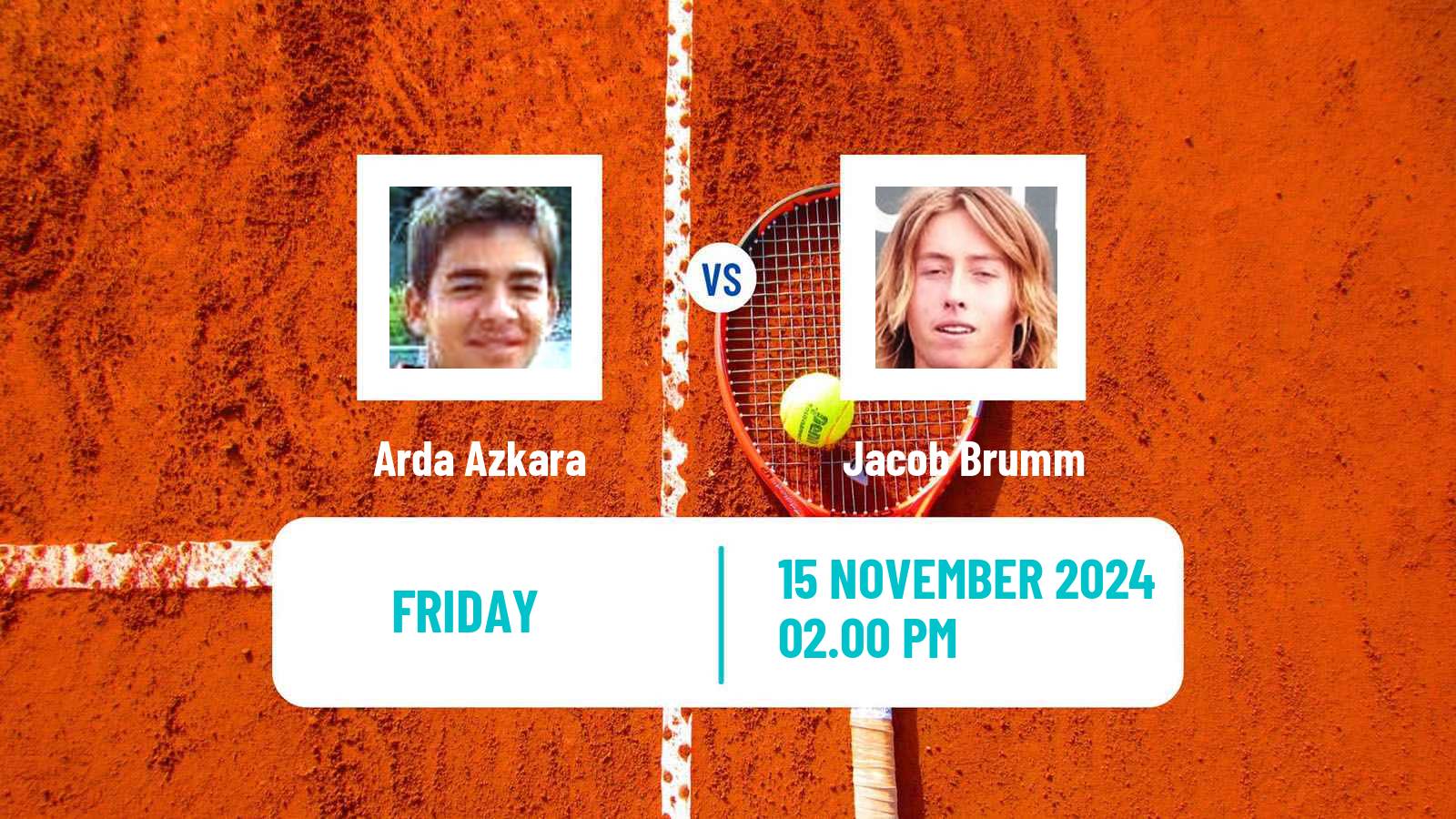 Tennis ITF M15 Morelia Men Arda Azkara - Jacob Brumm