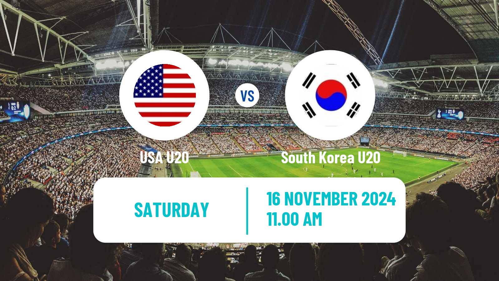 Soccer Friendly USA U20 - South Korea U20