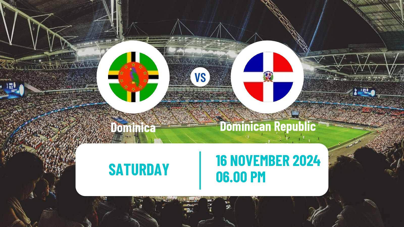 Soccer CONCACAF Nations League Dominica - Dominican Republic