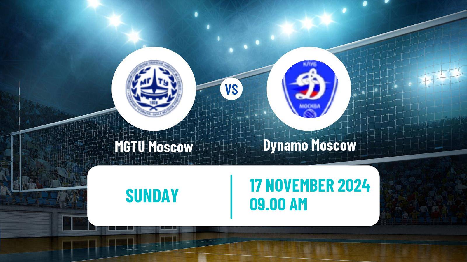 Volleyball Russian Super League Volleyball MGTU Moscow - Dynamo Moscow