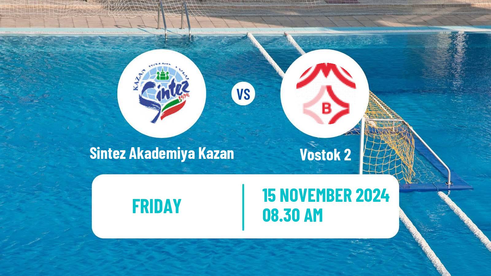 Water polo Russian Championship Water Polo Sintez Akademiya Kazan - Vostok 2