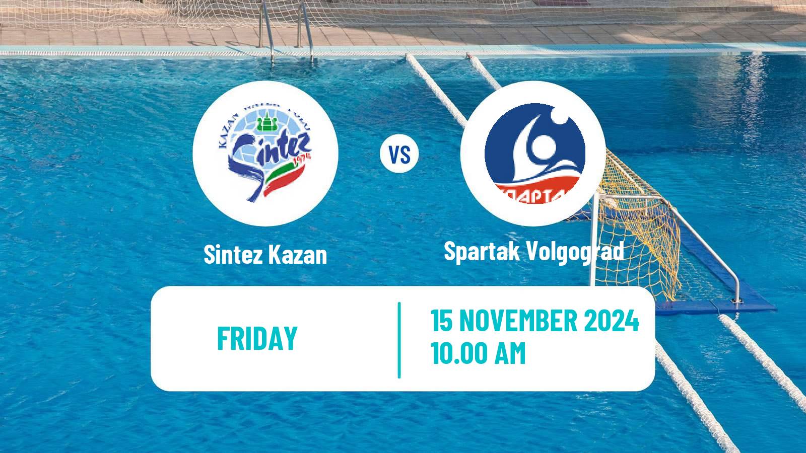 Water polo Russian Championship Water Polo Sintez Kazan - Spartak Volgograd