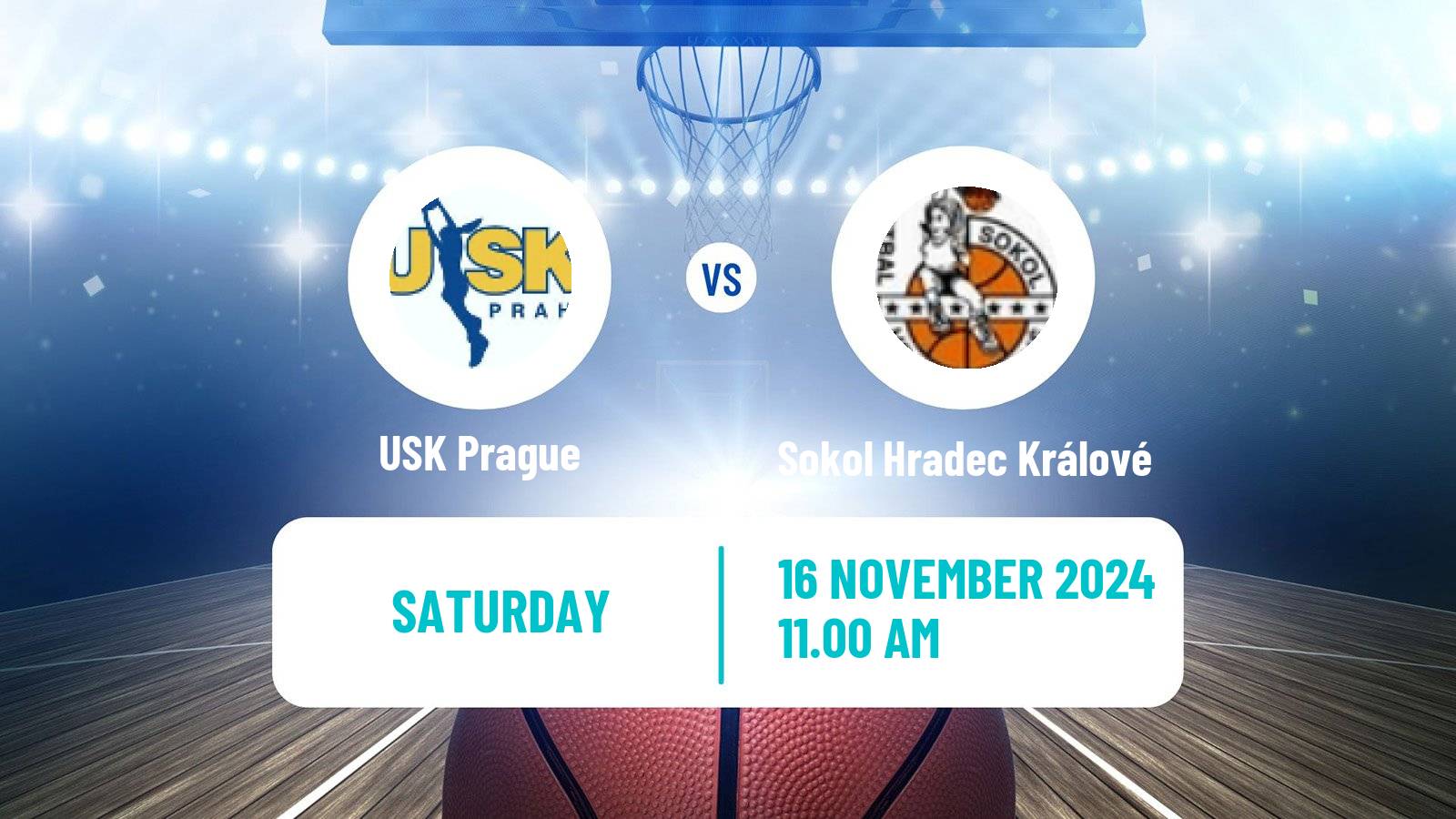 Basketball Czech ZBL Women USK Prague - Sokol Hradec Králové