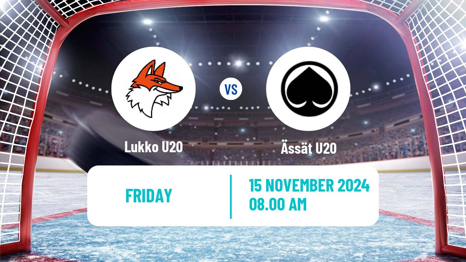 Hockey Finnish SM-sarja U20 Lukko U20 - Ässät U20