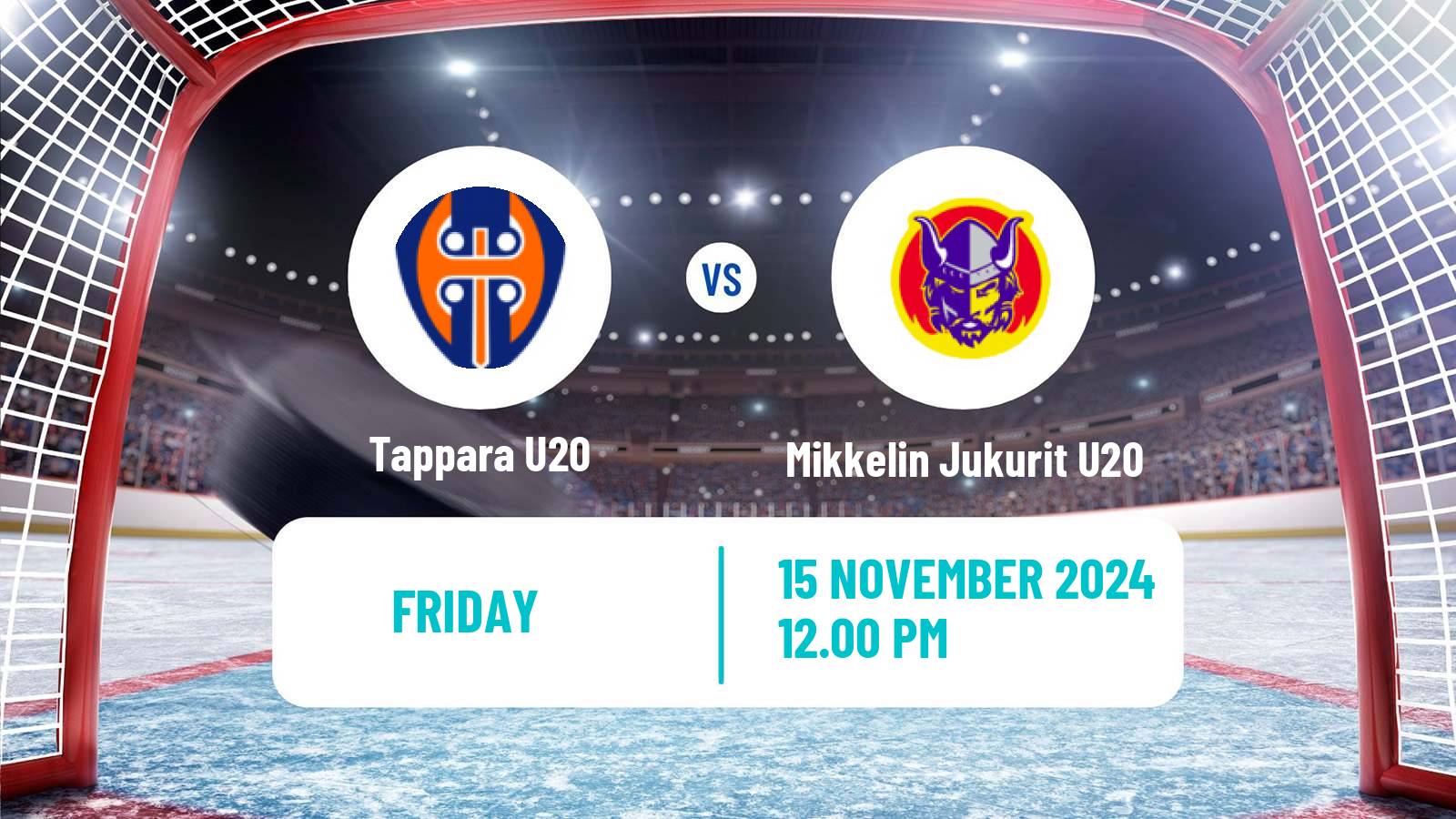 Hockey Finnish SM-sarja U20 Tappara U20 - Mikkelin Jukurit U20