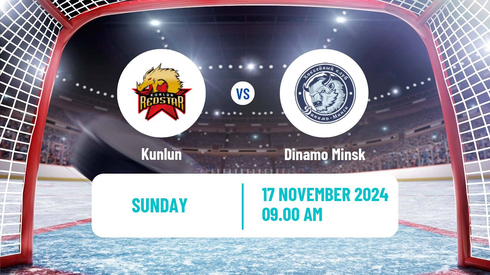 Hockey KHL Kunlun - Dinamo Minsk