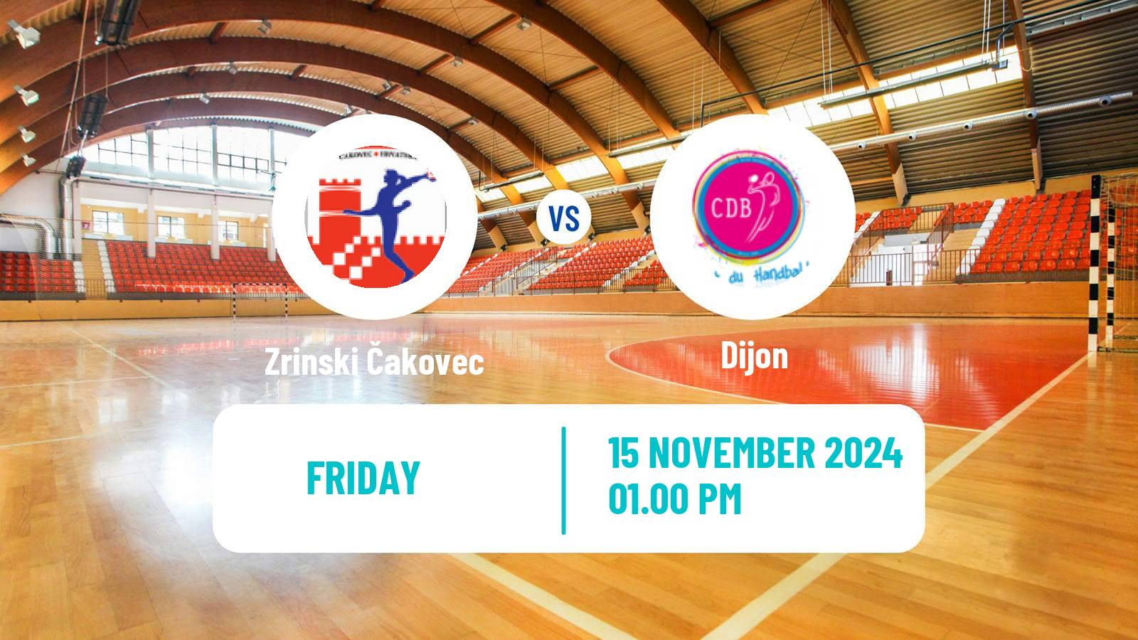 Handball EHF European League Women Zrinski Čakovec - Dijon