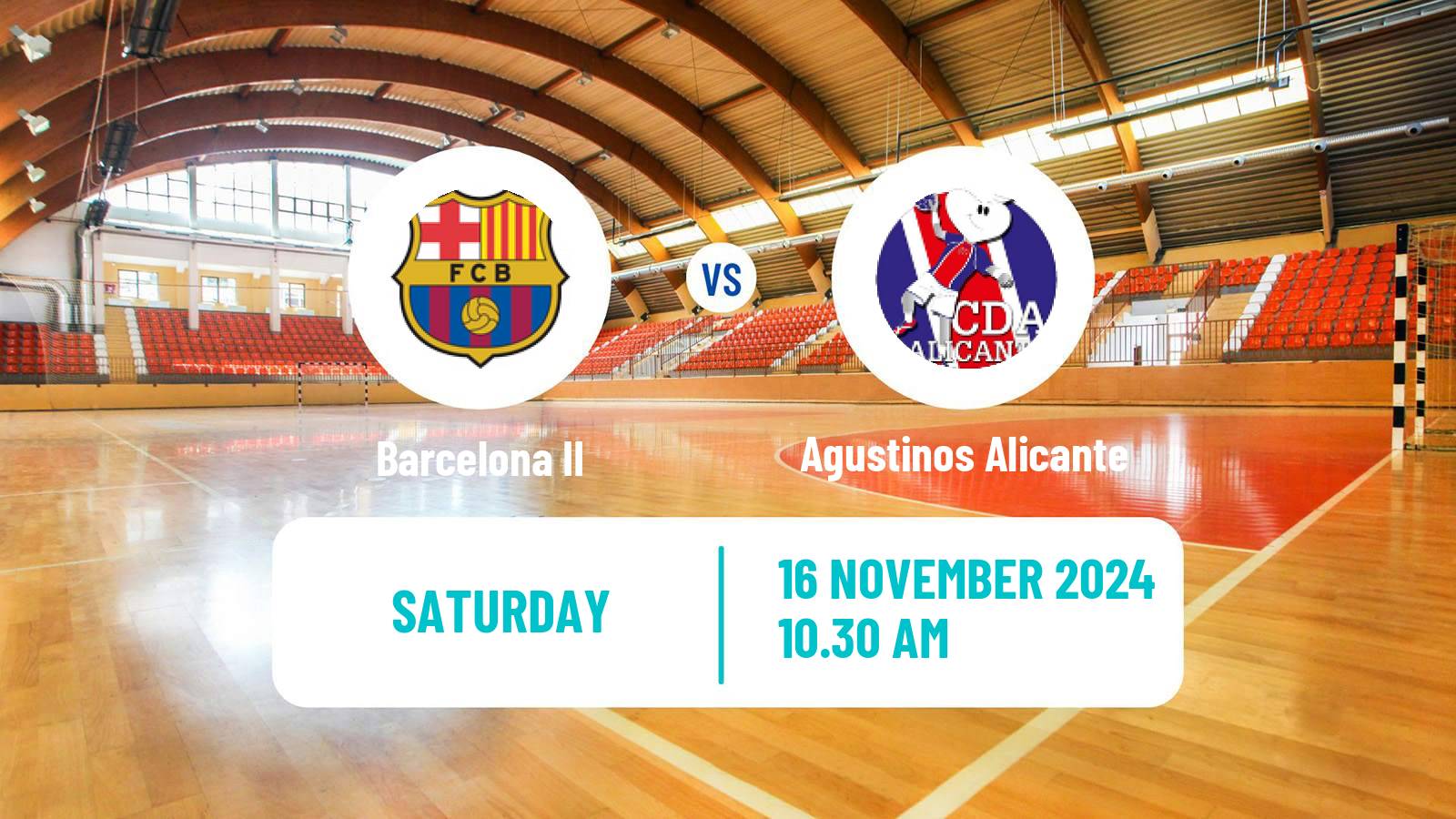 Handball Spanish Division de Honor Plata Handball Barcelona II - Agustinos Alicante