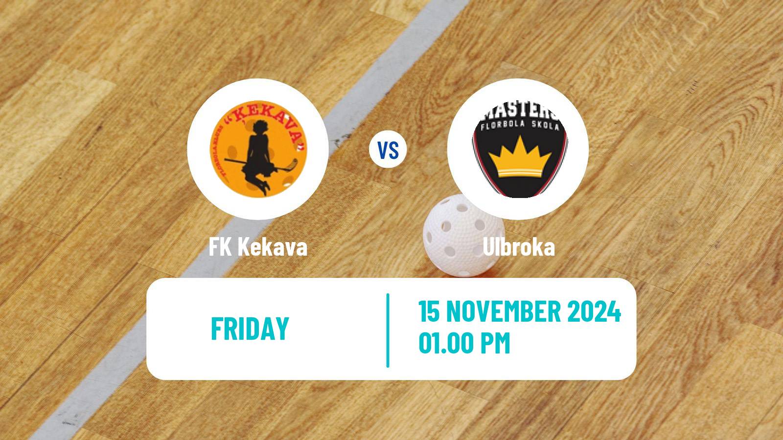 Floorball Latvian Elvi Liga Kekava - Ulbroka