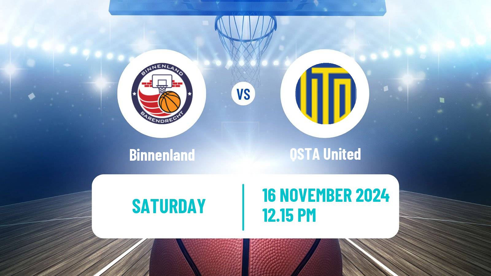 Basketball Dutch WBL Basketball Binnenland - QSTA United