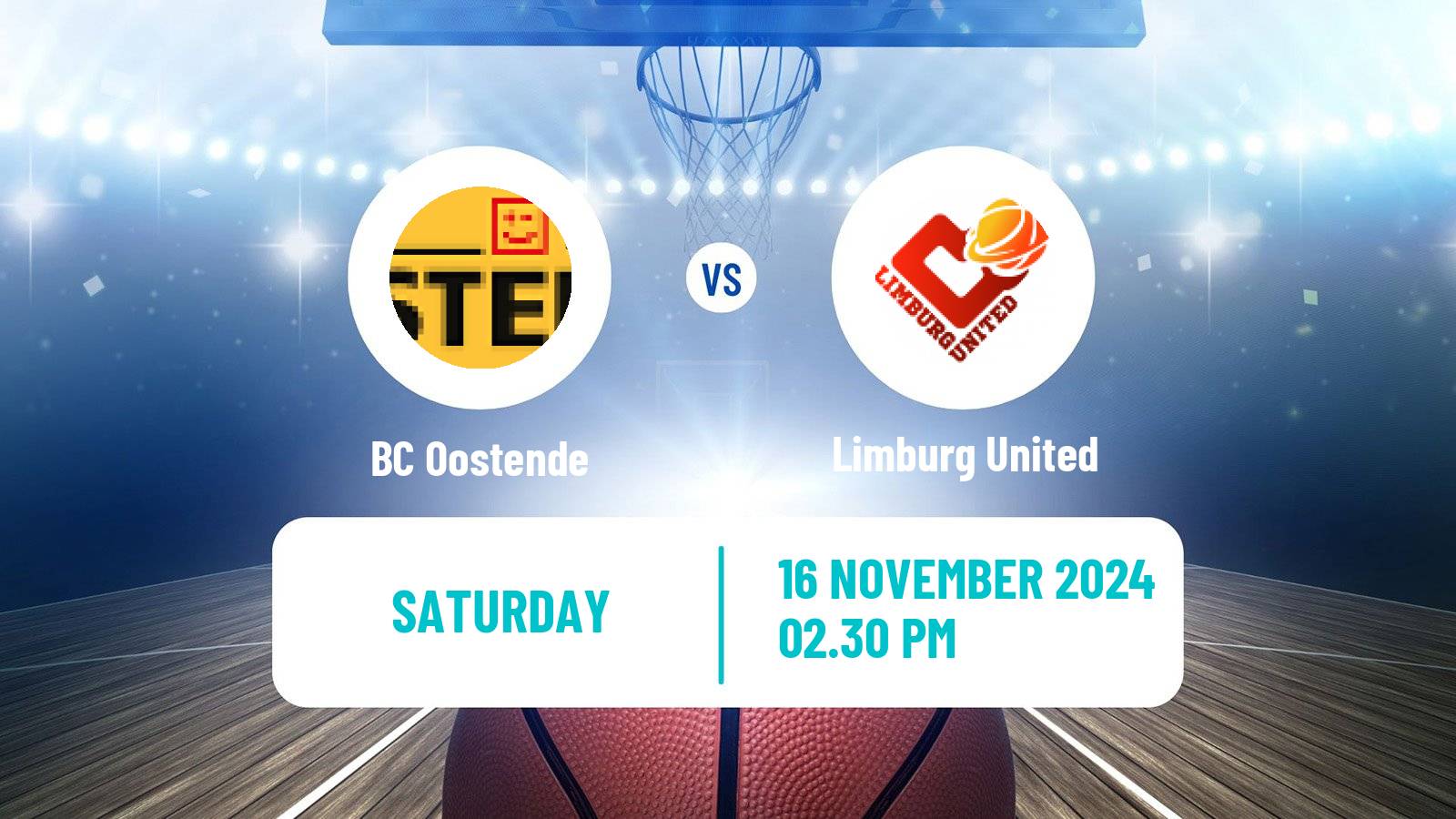 Basketball BNXT League Oostende - Limburg United