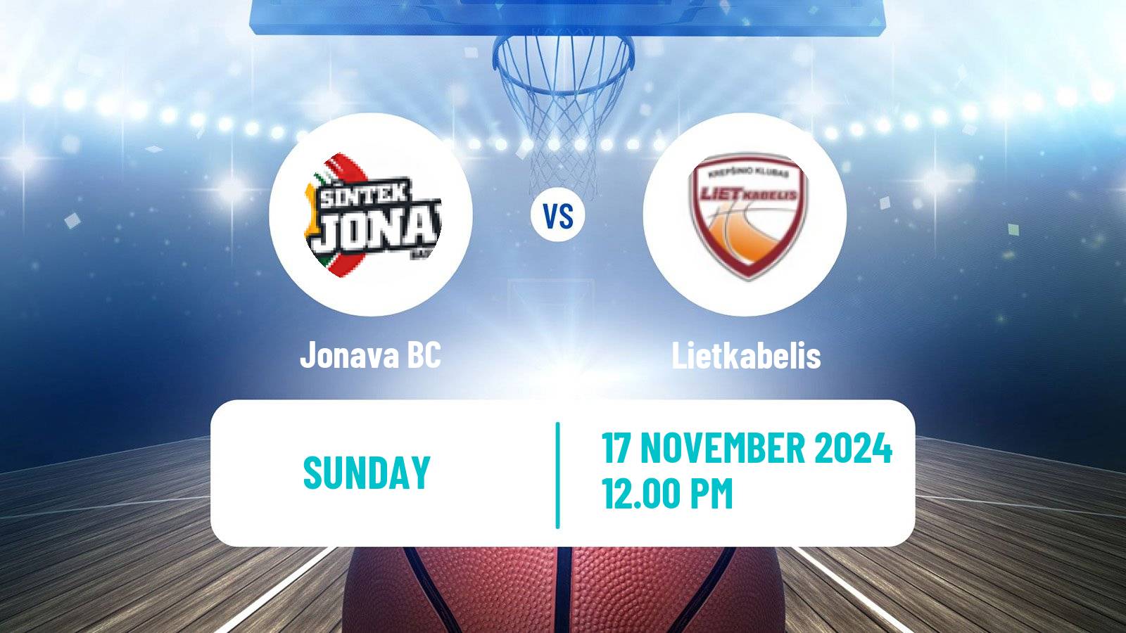 Basketball Lietuvos Krepsinio Lyga Jonava - Lietkabelis