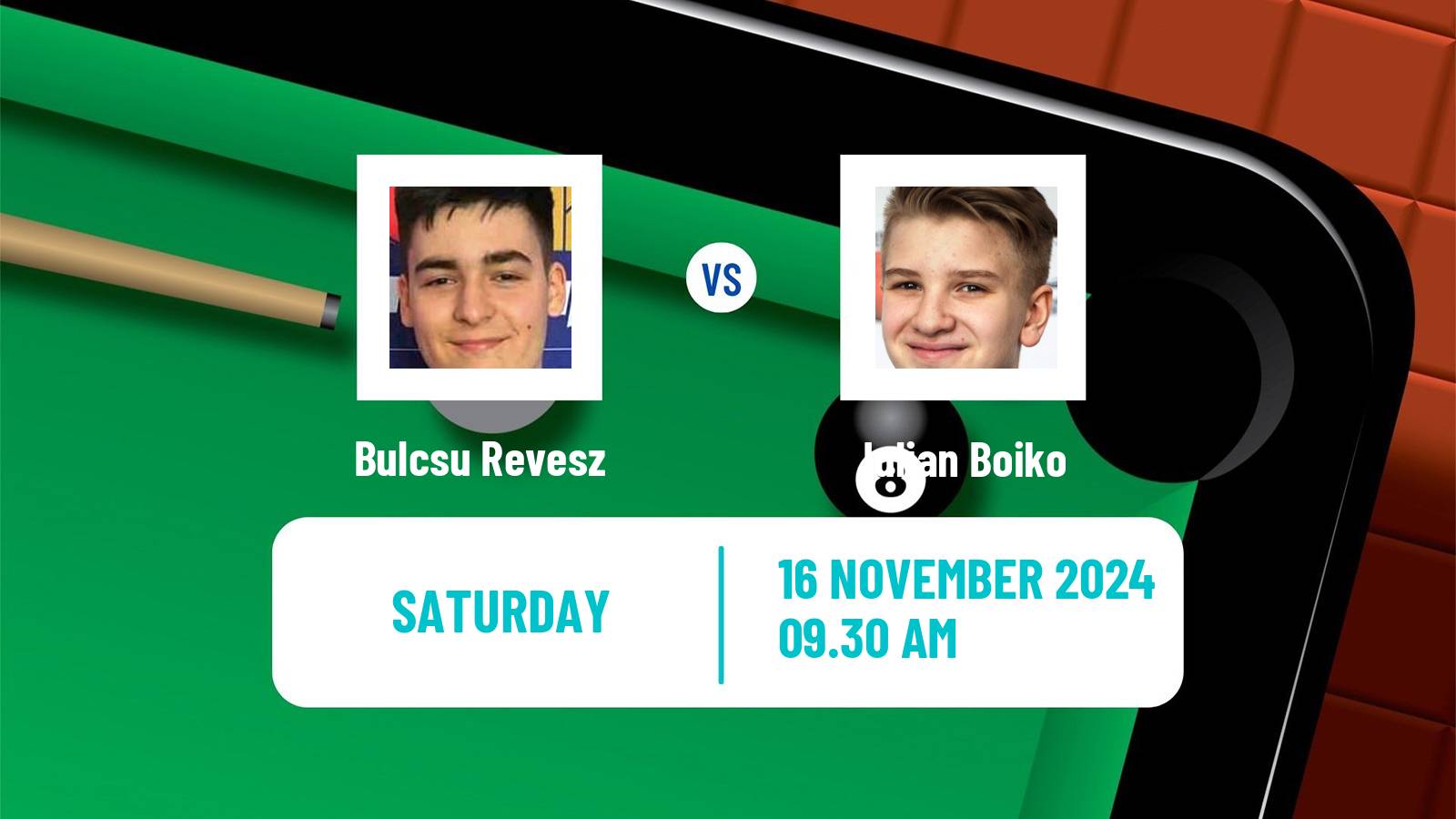 Snooker Uk Championship Bulcsu Revesz - Iulian Boiko