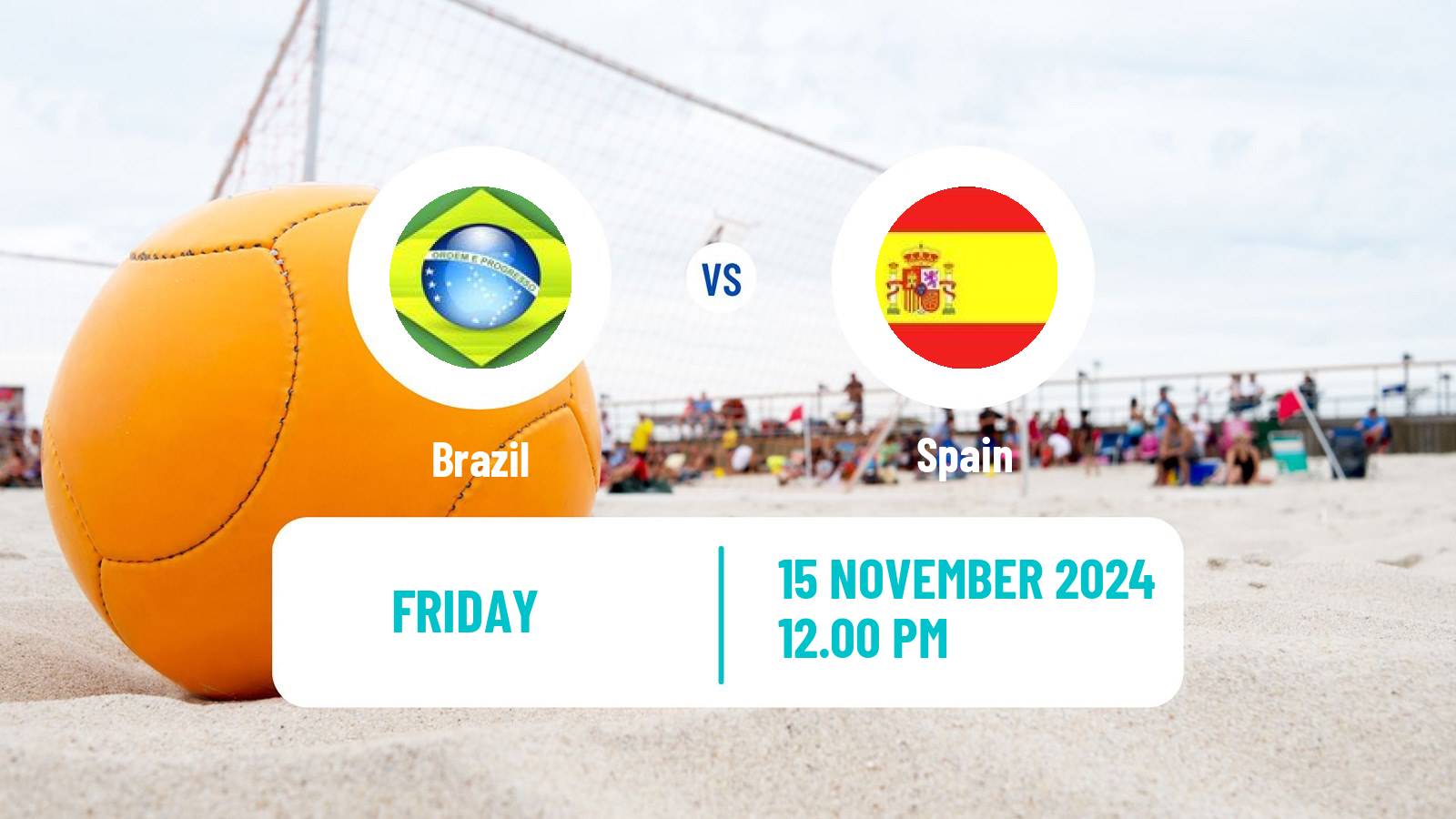 Beach soccer Neom Cup Brazil - Spain