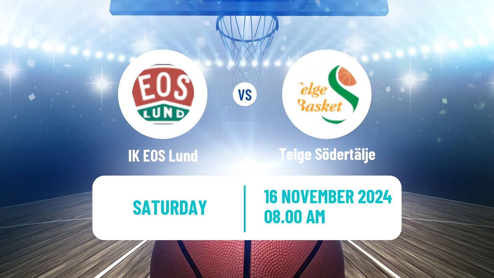 Basketball Swedish Basketligan Women IK EOS Lund - Telge Södertälje