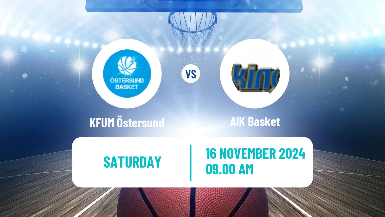 Basketball Swedish Basketligan Women KFUM Östersund - AIK Basket