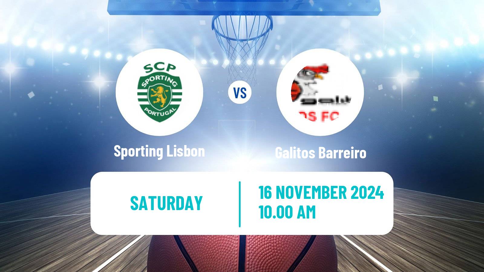 Basketball Portuguese LPB Sporting Lisbon - Galitos Barreiro