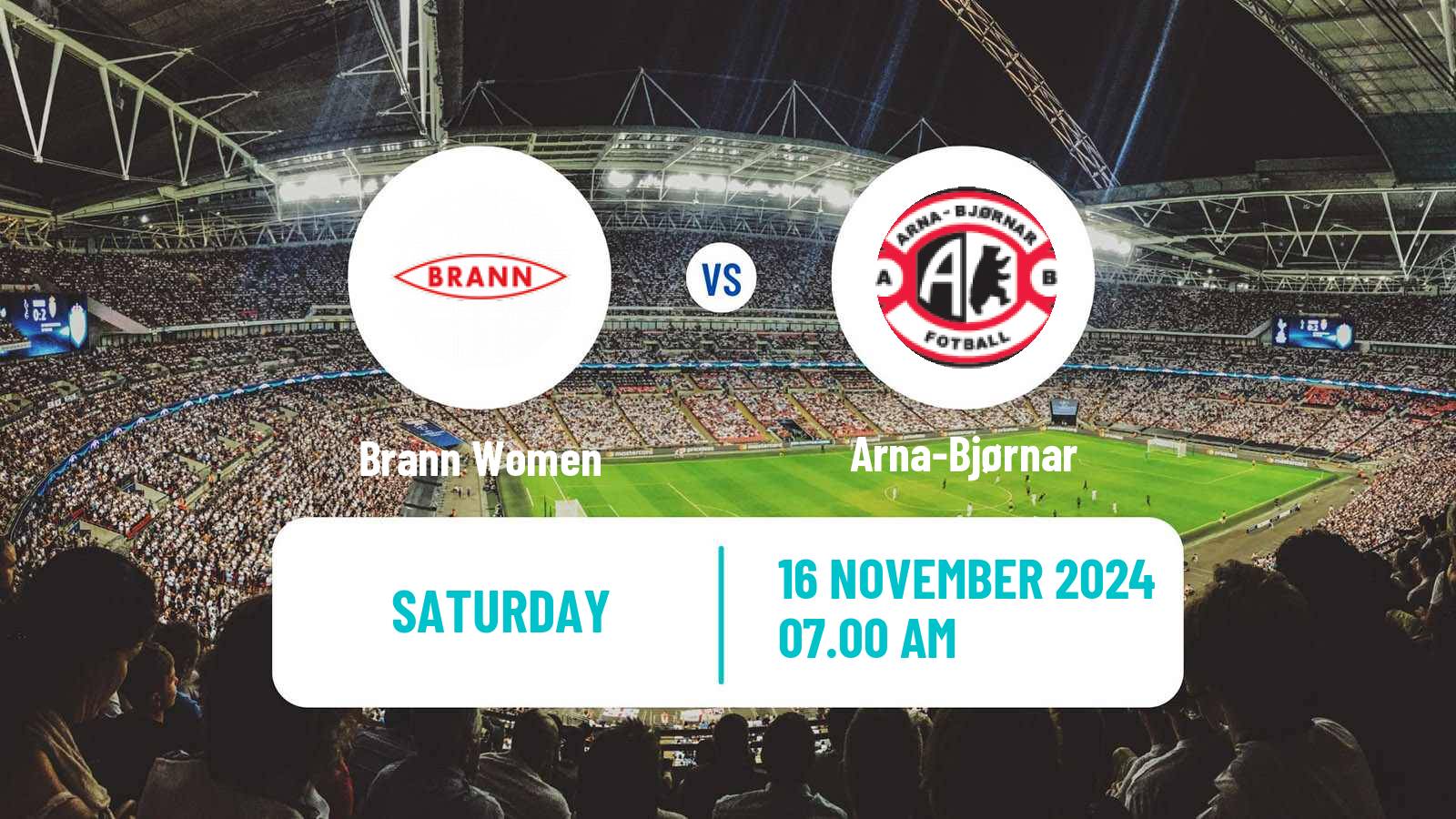 Soccer Norwegian Toppserien Women Brann - Arna-Bjørnar