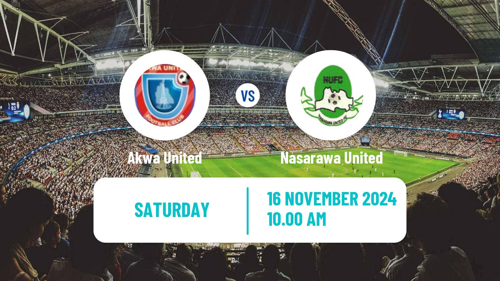 Soccer Nigerian Premier League Akwa United - Nasarawa United