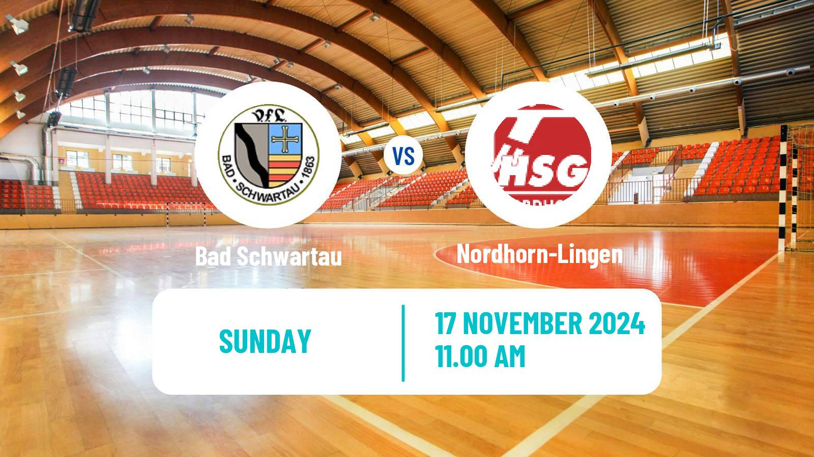 Handball German 2 Bundesliga Handball Bad Schwartau - Nordhorn-Lingen