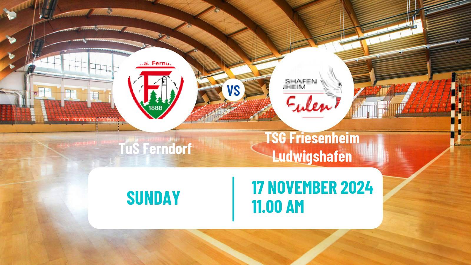 Handball German 2 Bundesliga Handball Ferndorf - TSG Friesenheim Ludwigshafen