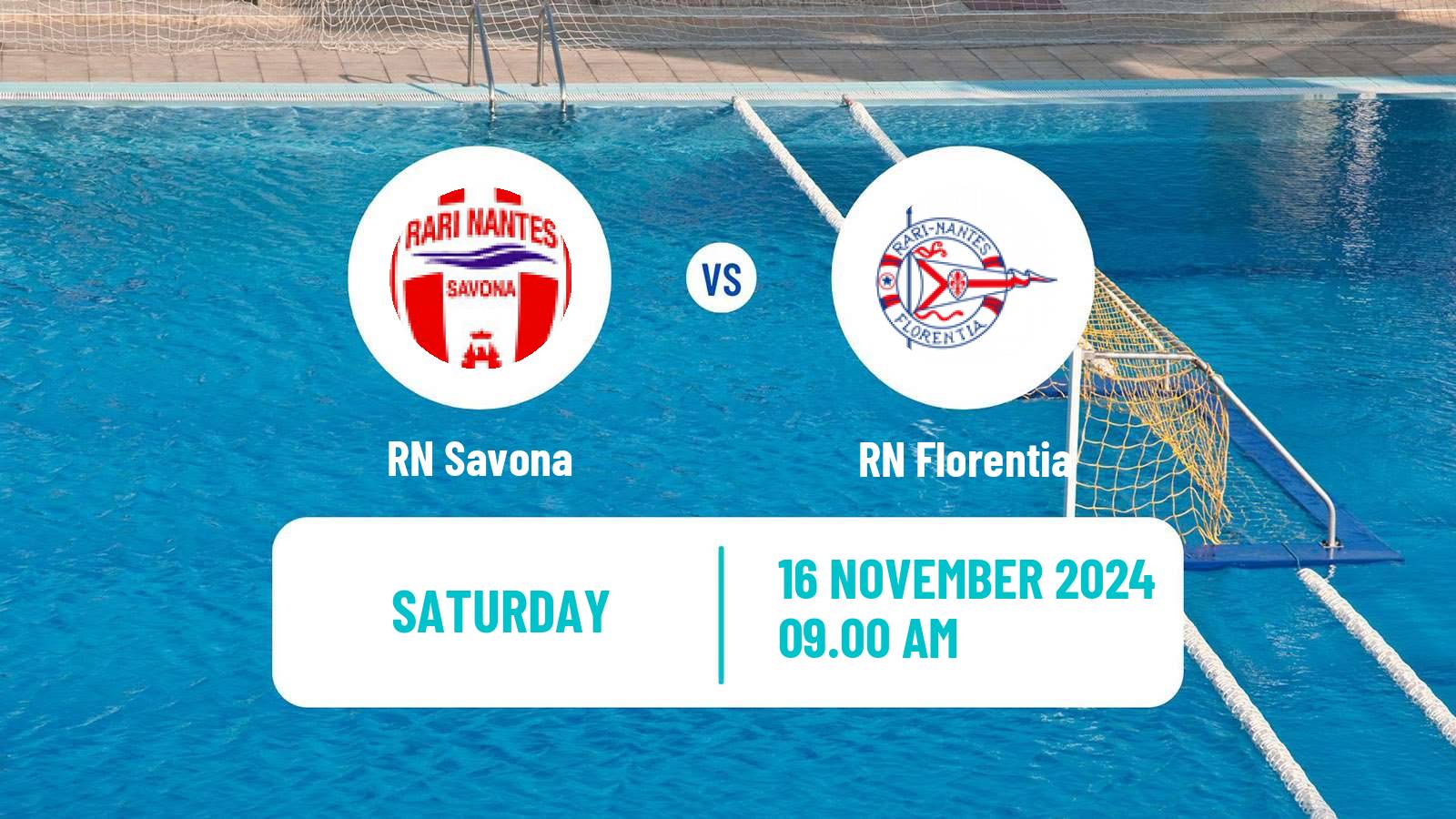 Water polo Italian A1 Water Polo Savona - Florentia