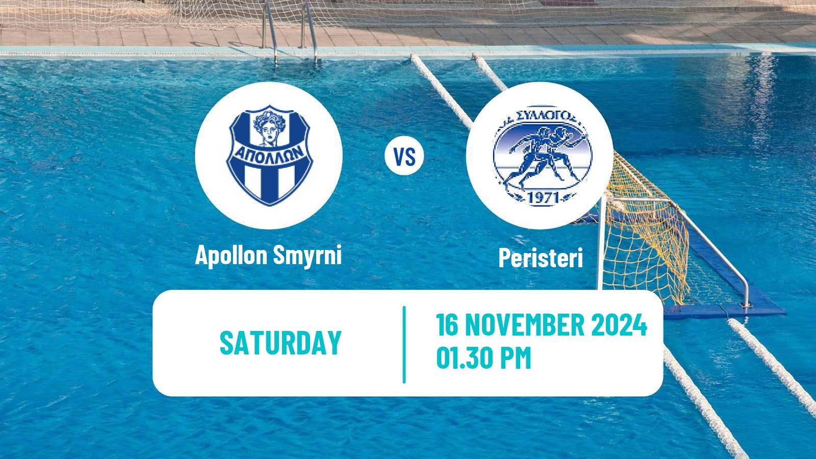 Water polo Greek A1 Water Polo Apollon Smyrni - Peristeri