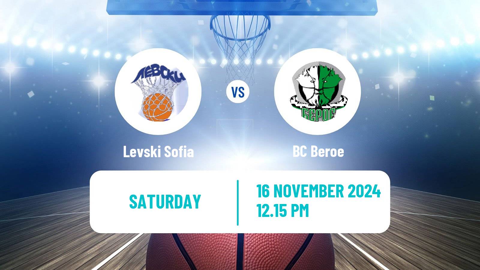 Basketball Bulgarian NBL Levski Sofia - Beroe