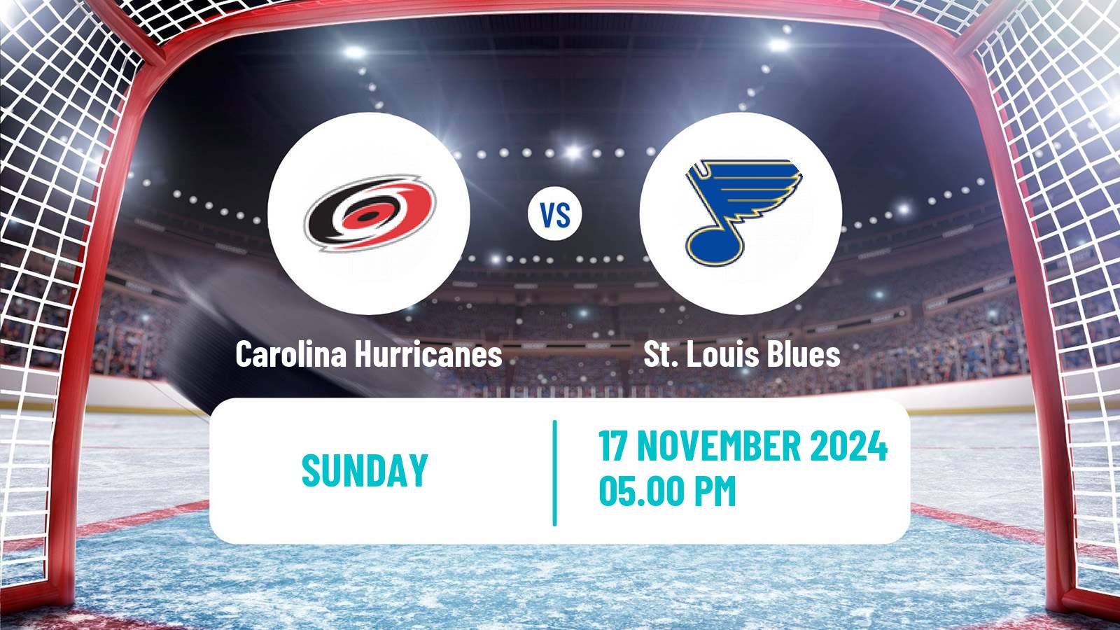 Hockey NHL Carolina Hurricanes - St. Louis Blues