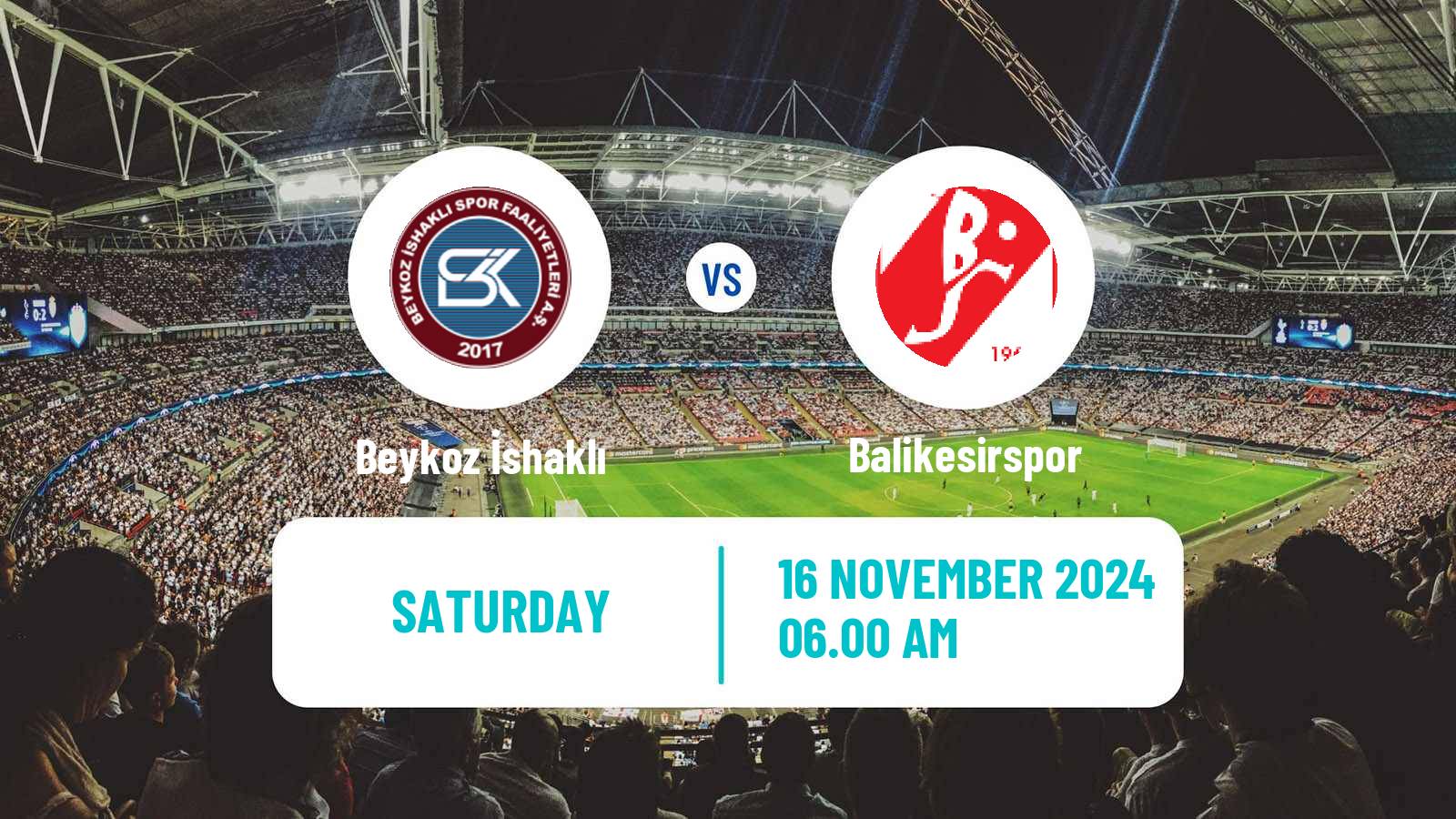 Soccer Turkish 3 Lig Group 2 Beykoz İshaklı - Balikesirspor