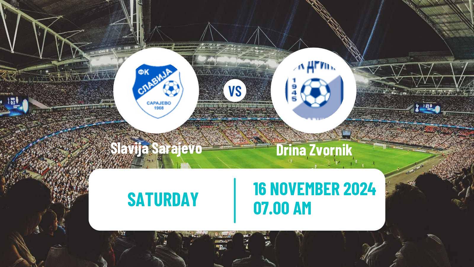 Soccer Bosnian Prva Liga RS Slavija Sarajevo - Drina Zvornik